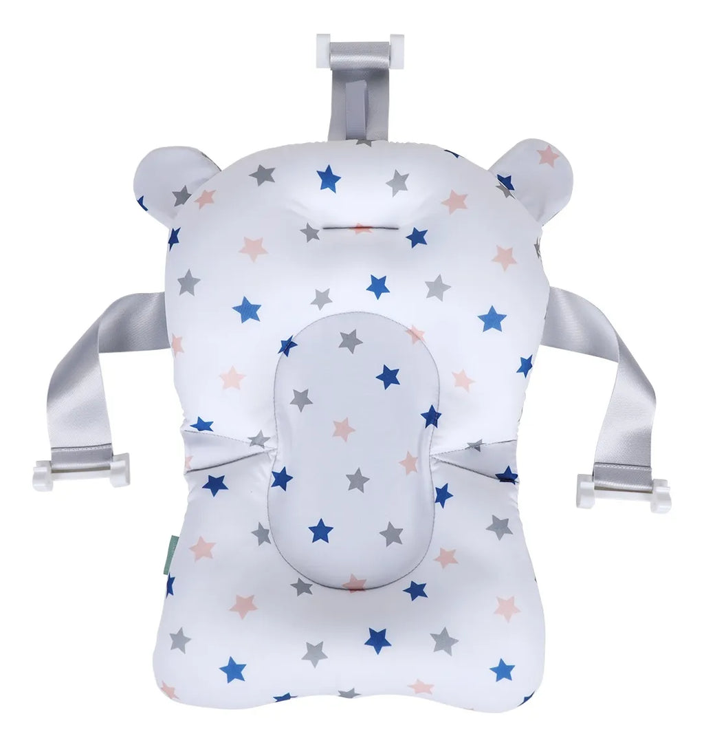 ALBEZON® SOFTBATH™ FLEX – Bañera Retráctil con Cojín para Bebés | Baño Seguro, Cómodo y Sin Estrés