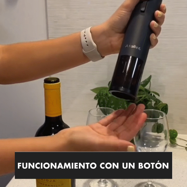 ALBEZON® VINOPULSE™ 4X – Set 4 en 1 Sacacorchos Eléctrico Premium | Abre, Sirve y Disfruta