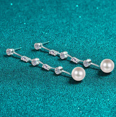 Серьги-подвески в форме сердца с длинными кисточками