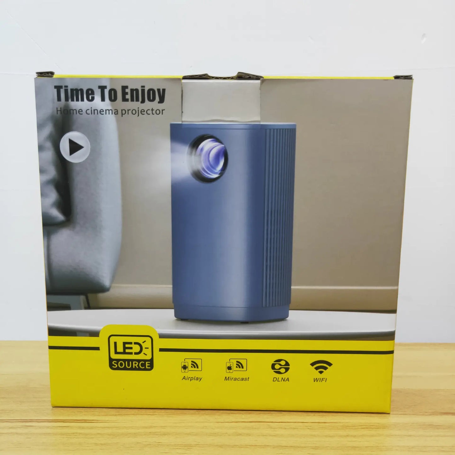 🎬 Proyector Portátil T1 Wireless WiFi — Experiencia HD en la Palma de tu Mano