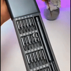 ALBEZON® TORQFIX™ 24X – Juego de Destornilladores de Precisión (24 Piezas) | Todo el Control en Tus Manos