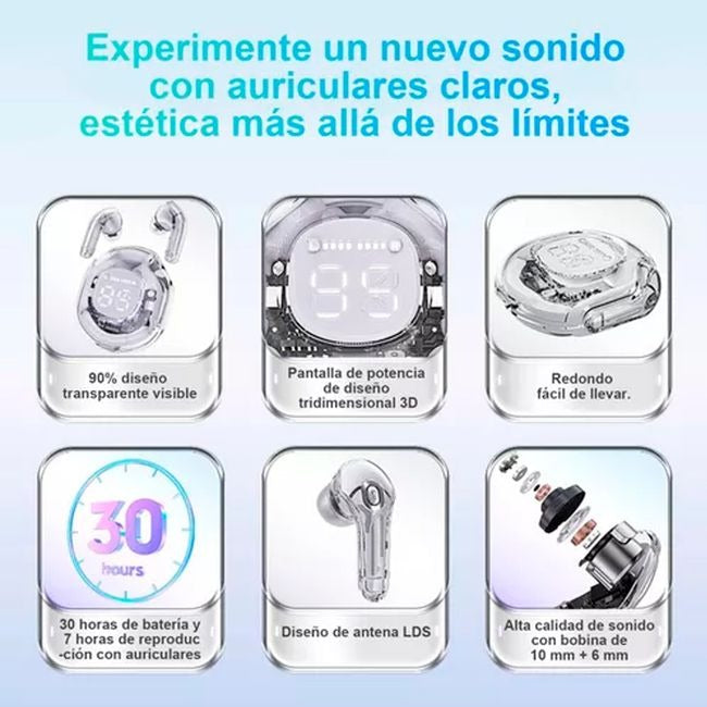 ALBEZON® ULTRAPODS™ MAX – Audífonos Inalámbricos Premium de Alto Rendimiento | Sonido que se Siente