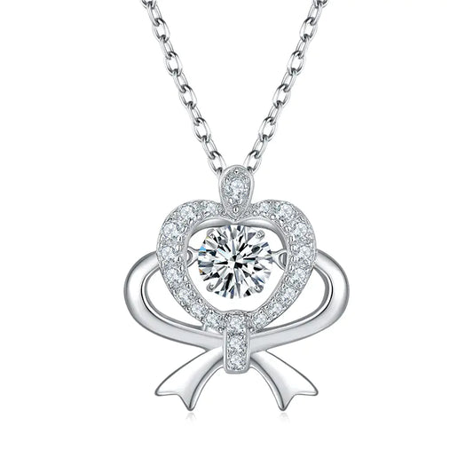 💎 Women's Silver Style Fireworks Display Necklace