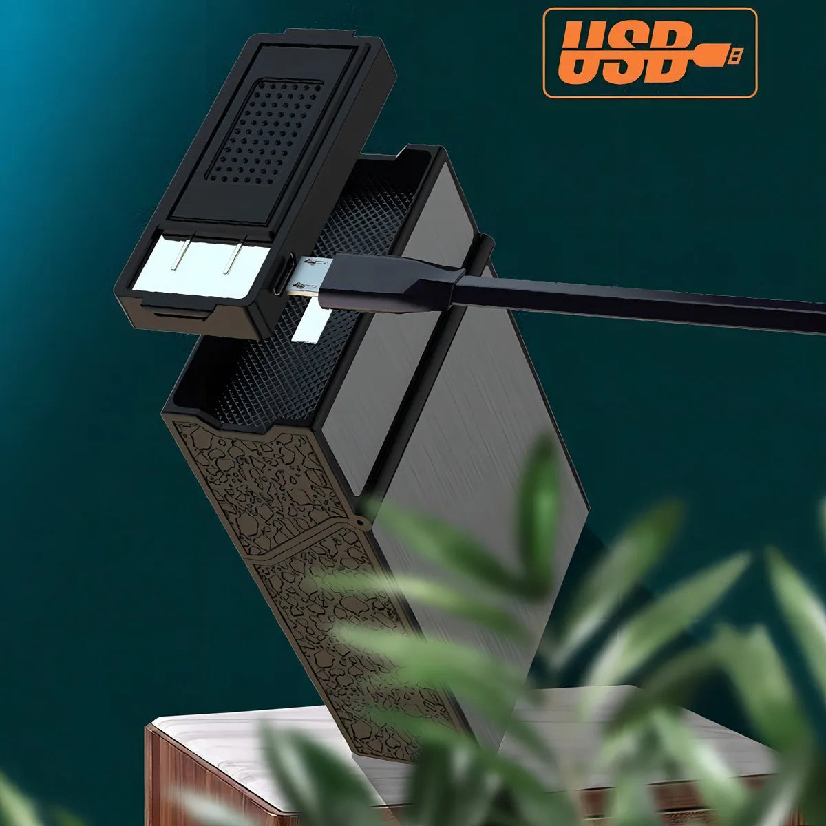 ALBEZON® IGNIX™ CASE PRO – Cigarrera con Encendedor Recargable USB | Estilo y Funcionalidad en un Solo Accesorio