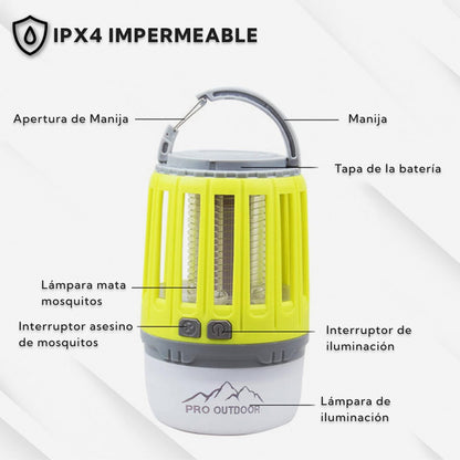 ALBEZON® MOSQUISHIELD™ LED PRO – Lámpara LED Antimosquitos | Protección Silenciosa y Sin Químicos