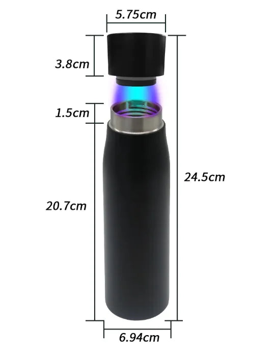 🥤 Botella Térmica Inteligente con Pantalla de Temperatura y Esterilización