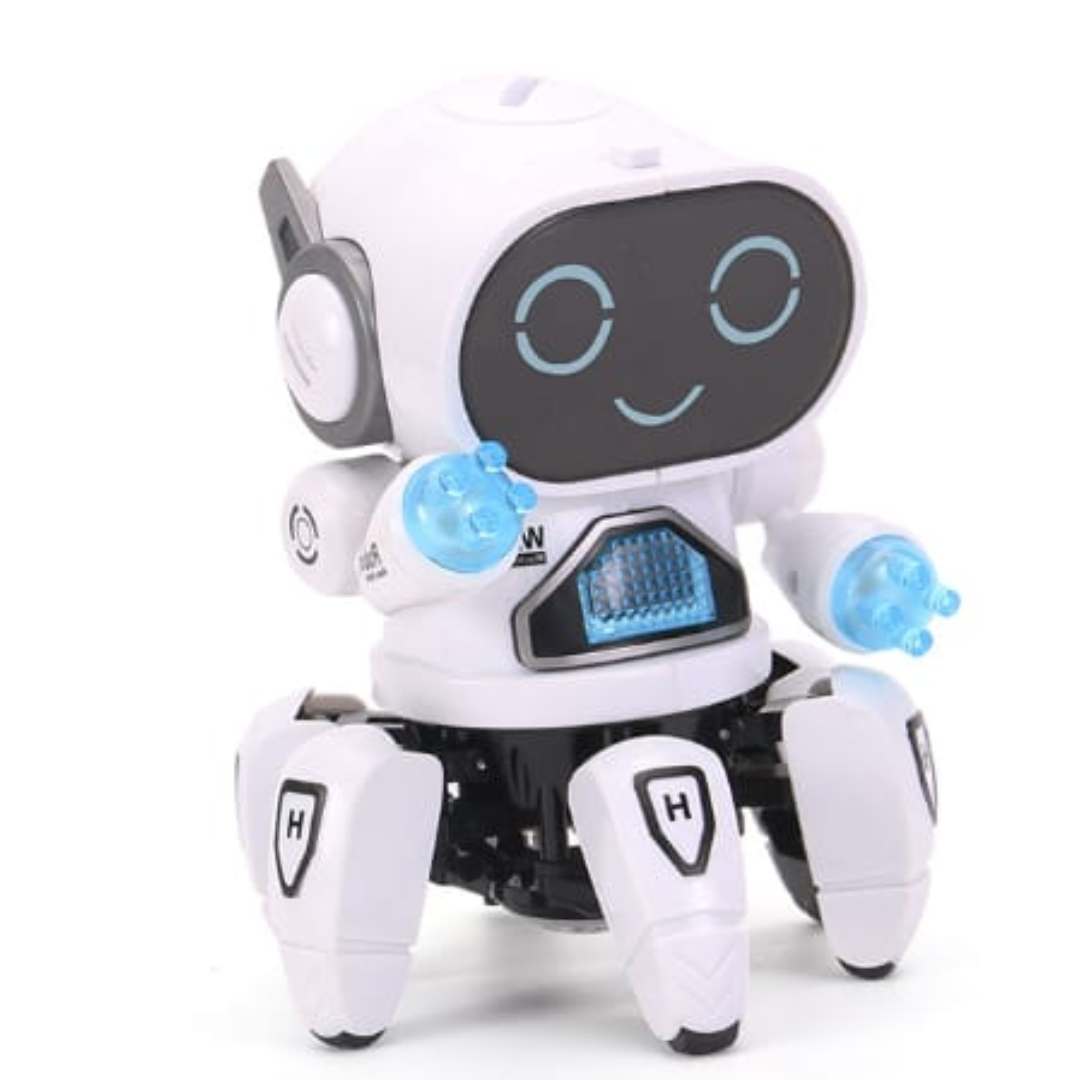 ALBEZON® ROBOJOY™ – Robot Mascota Musical Bailarín con Luces LED | Diversión que Cobra Vida