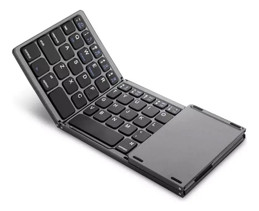 ALBEZON® FLEXKEY™ TOUCH PRO – Teclado Plegable Inalámbrico con Panel Táctil | Productividad Total Donde Estés