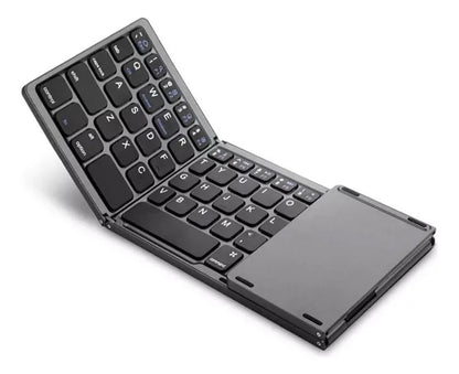 ALBEZON® FLEXKEY™ TOUCH PRO – Teclado Plegable Inalámbrico con Panel Táctil | Productividad Total Donde Estés