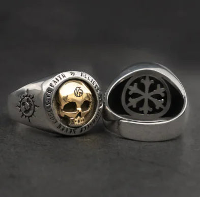 💀 Silver Skull Ring S925 — Rebel Style with Timeless Elegance