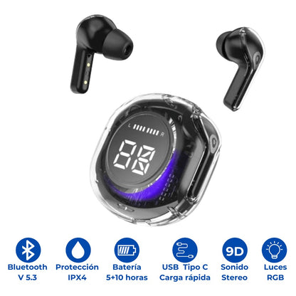 ALBEZON® ULTRAPODS™ MAX – Audífonos Inalámbricos Premium de Alto Rendimiento | Sonido que se Siente