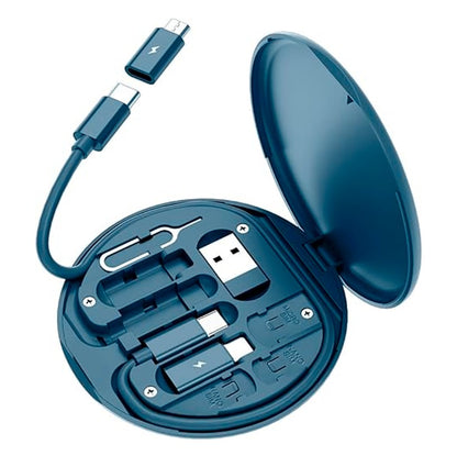 ALBEZON® OMNILINK™ 7X – Cable de Datos y Carga Multifuncional 7 en 1 | Un Solo Cable, Todo Conectado