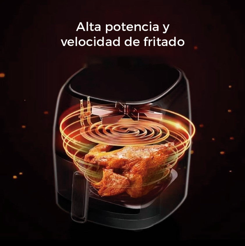 ALBEZON® AIRCRISP™ 8L MAX – Freidora de Aire de Gran Capacidad | Cocina Saludable para Toda la Familia