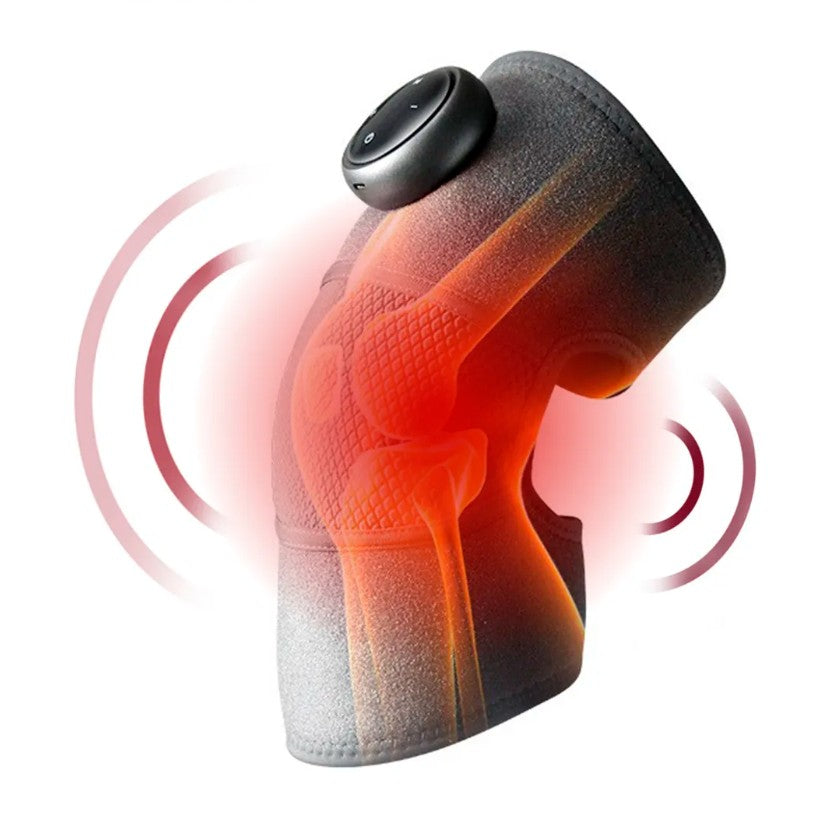 ALBEZON® KNEECARE™ HEAT PRO – Masajeador de Rodillas con Calor Terapéutico | Alivio Profundo y Confort Diario