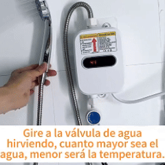 ALBEZON® AQUAHEAT™ PREMIUM – Calentador de Agua Eléctrico | Agua Caliente al Instante, Confort Total
