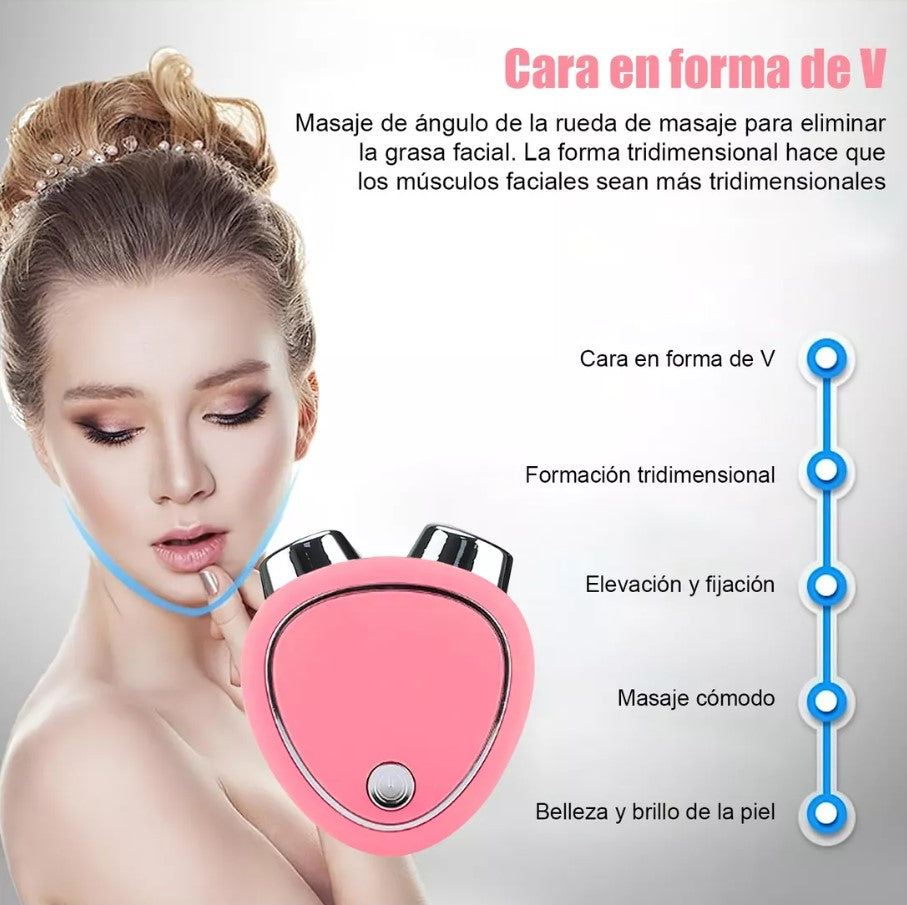 ALBEZON® MICROLIFT™ X – Masajeador Facial de Microcorriente Profesional | Lifting Visible en Casa